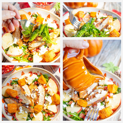 Autumn Chicken Balsamic Salad Set 1 of 5